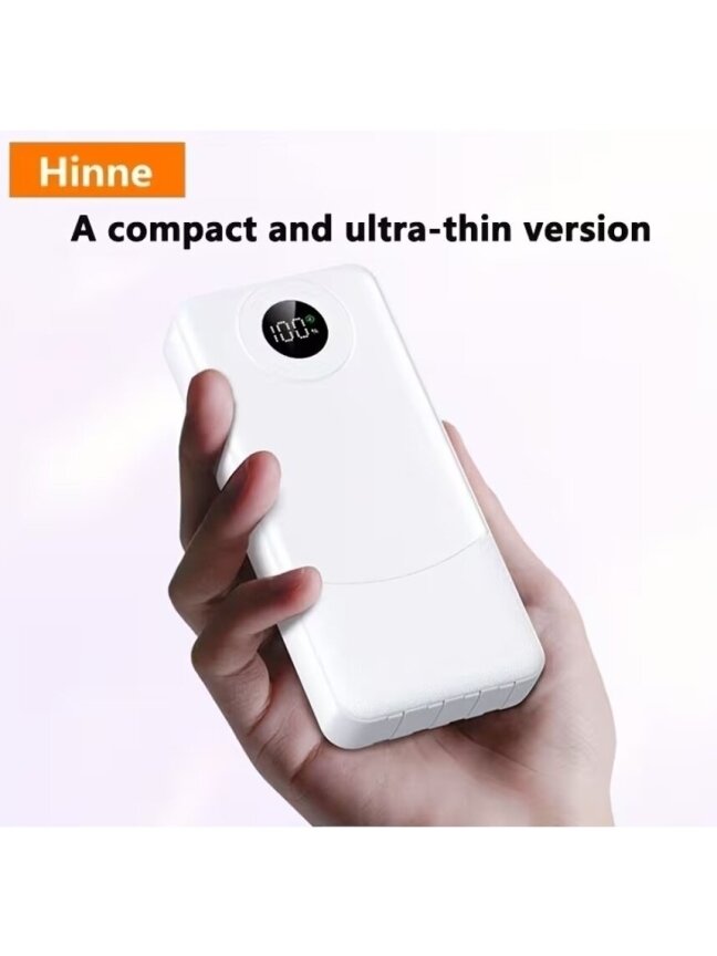 20000mAh Power Bank with Integrated 4-in-1 USB Type-C Cable – Universal Charger 6