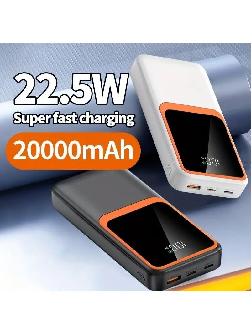 20,000 mAh Power Bank with LED Battery Display