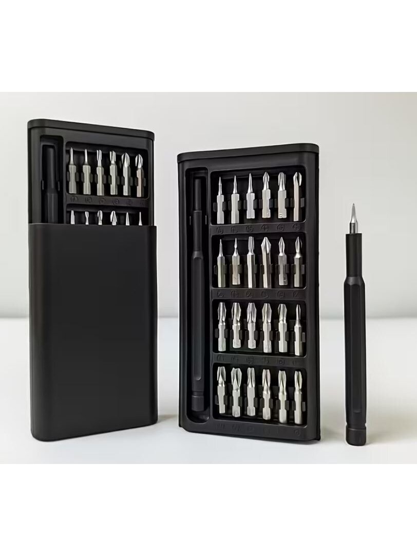 25-in-1 mini screwdriver set for small electronics and precision repair work.