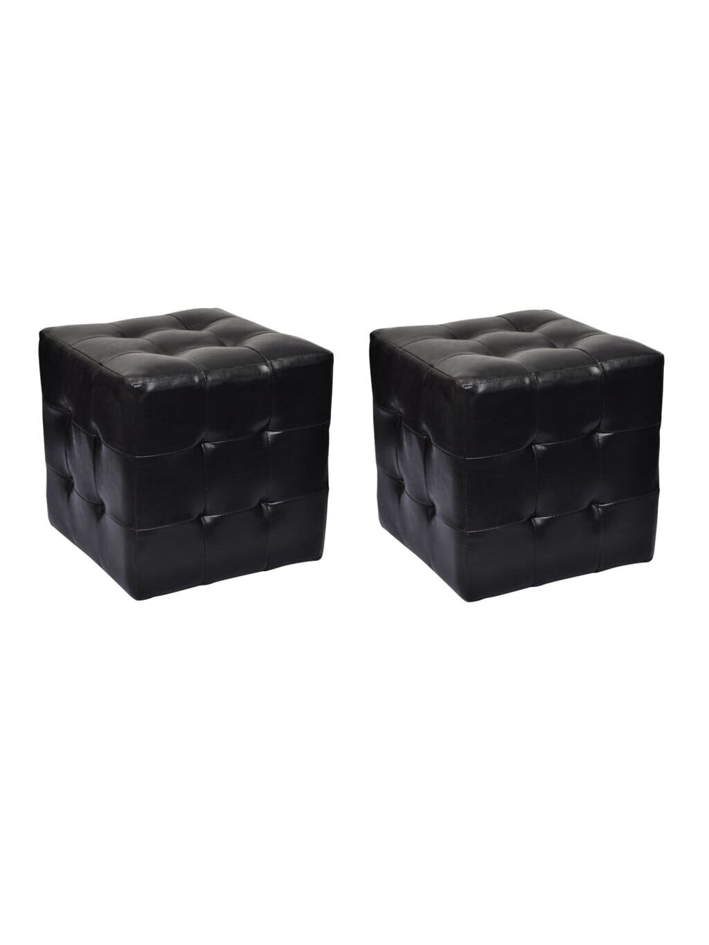 2 Cube-Shaped Stools 1