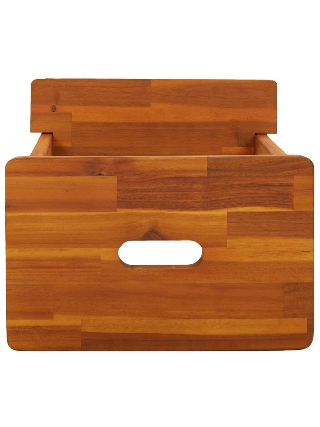 2-step stool, 40×38×50 cm, solid acacia wood 4