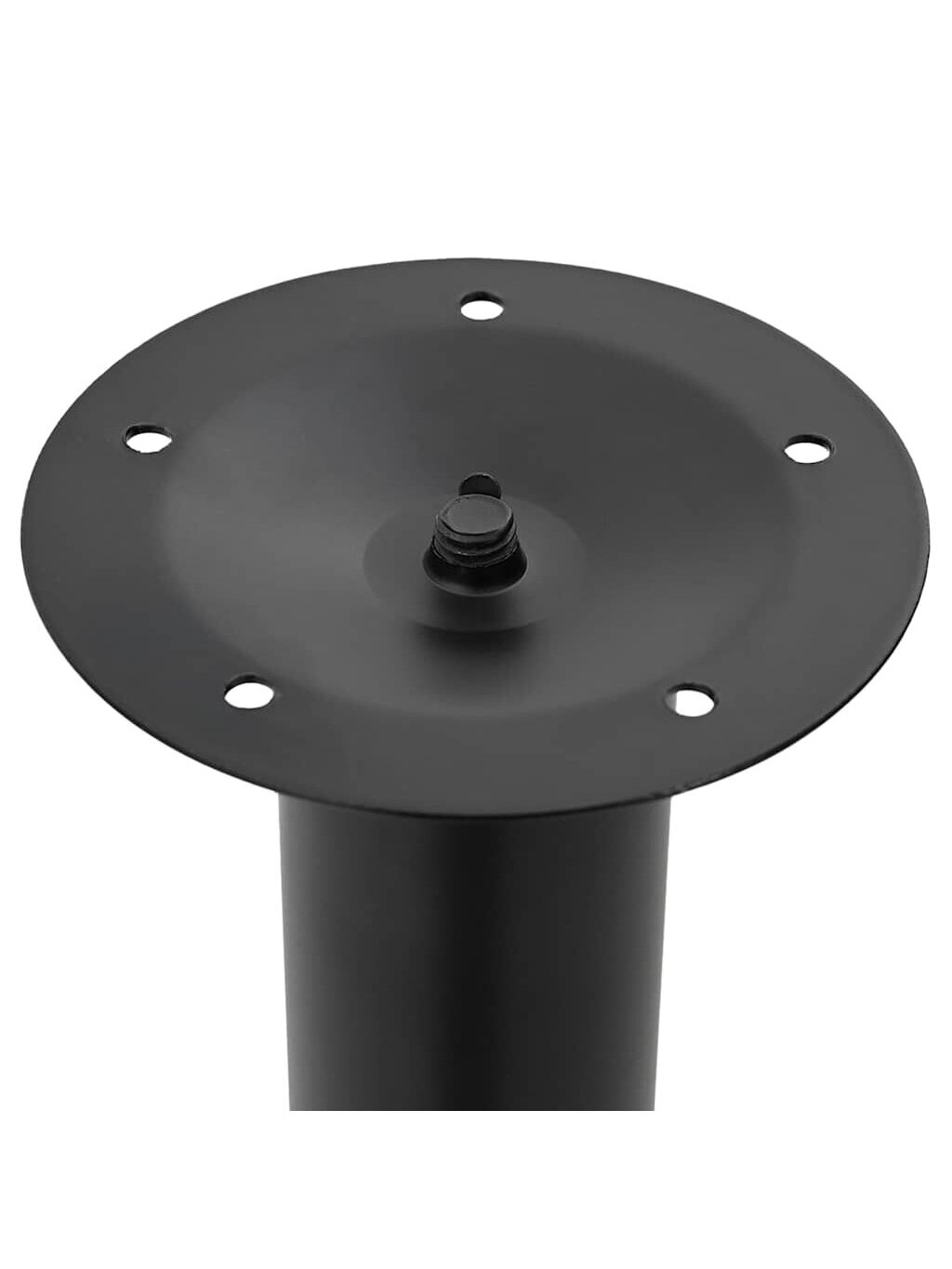 2 Telescopic Table Legs, Black, 710–1,100 mm 1