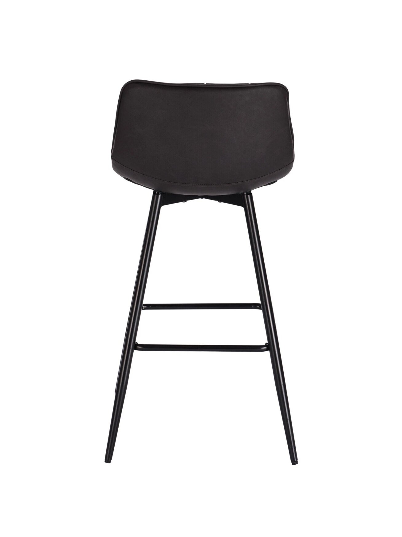 2 pcs bar stools, artificial leather, anthracite color 4