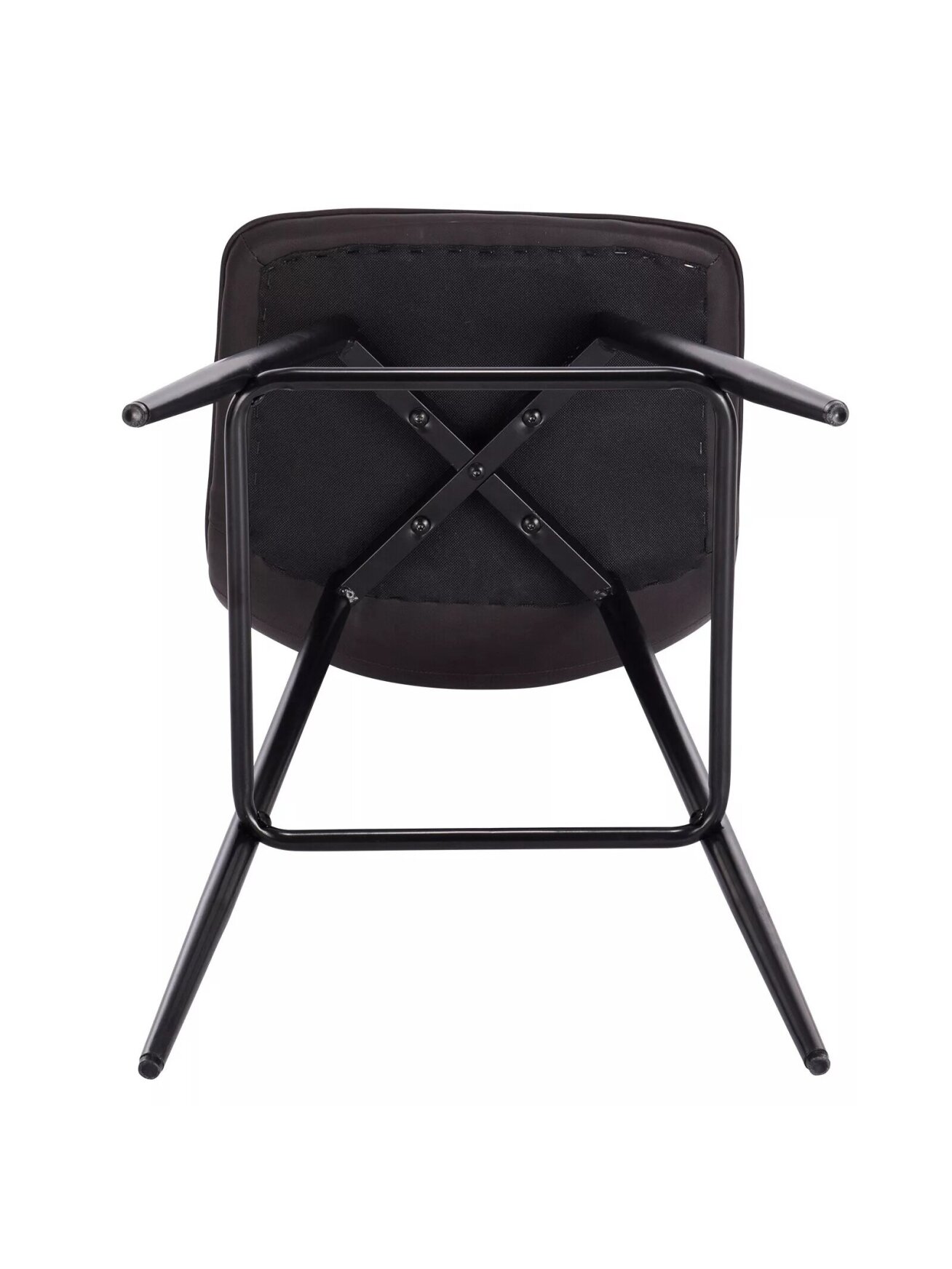 2 pcs bar stools, artificial leather, anthracite color 5