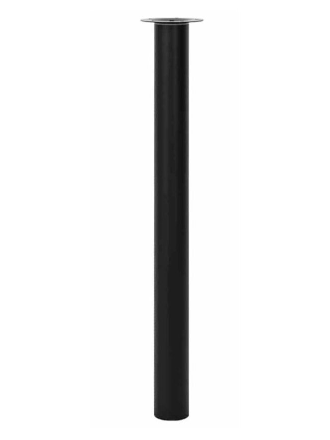 2 Telescopic Table Legs, Black, 710–1,100 mm 4