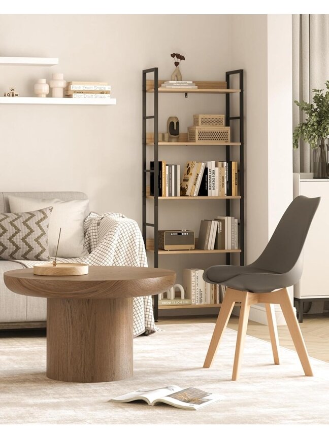Set of 2 Dining Chairs, Kitchen / Living Room Chairs, Designer Style, Made of Faux Leather and Solid Wood 3 Set of 2 Dining Chairs, Kitchen / Living Room Chairs, Designer Style, Made of Faux Leather and Solid Wood 3