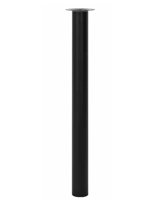 2 Telescopic Table Legs, Black, 710–1,100 mm 4