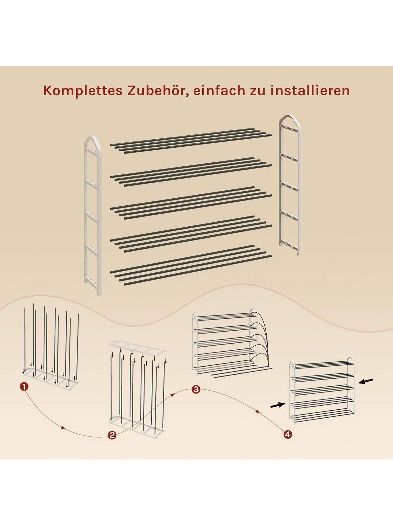 5-Tier Shoe Rack 6