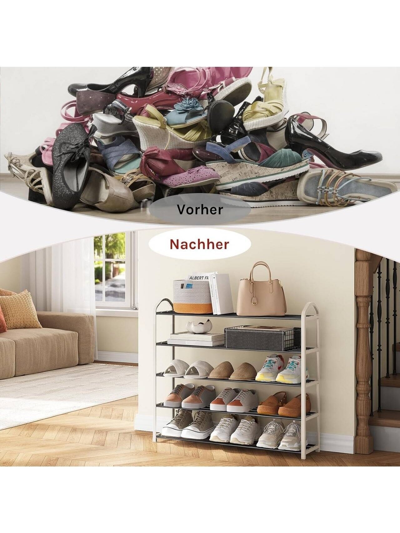 5-Tier Shoe Rack 7