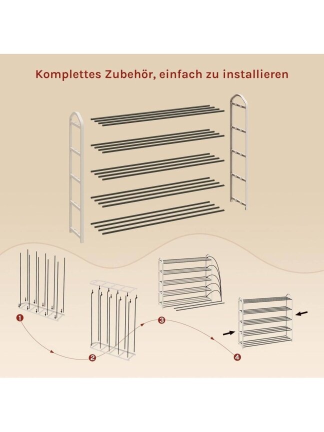 5-Tier Shoe Rack 6