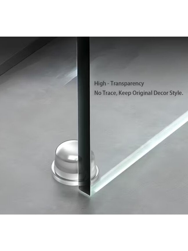 5 pcs transparent door stoppers 1