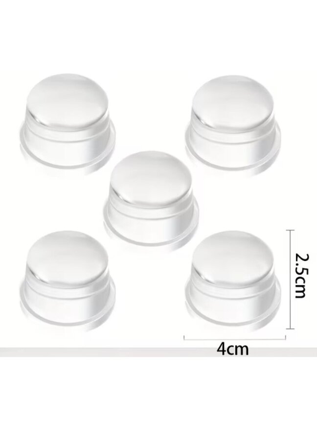 5 pcs transparent door stoppers 2