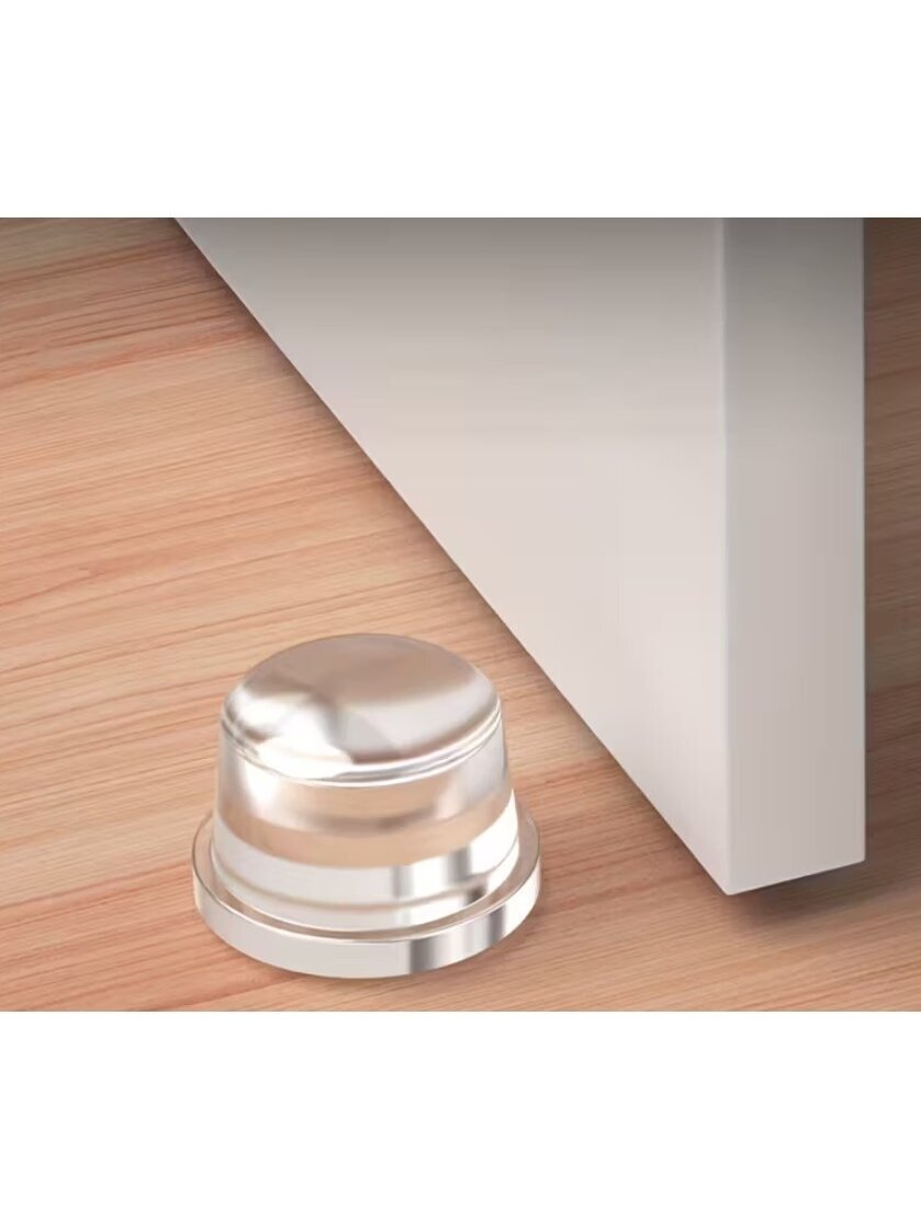 5 pcs transparent door stoppers