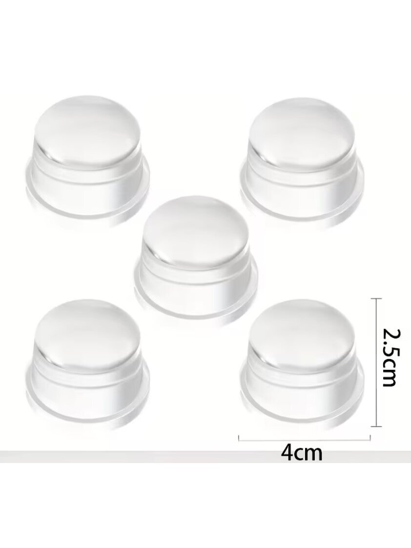 5 pcs transparent door stoppers 2