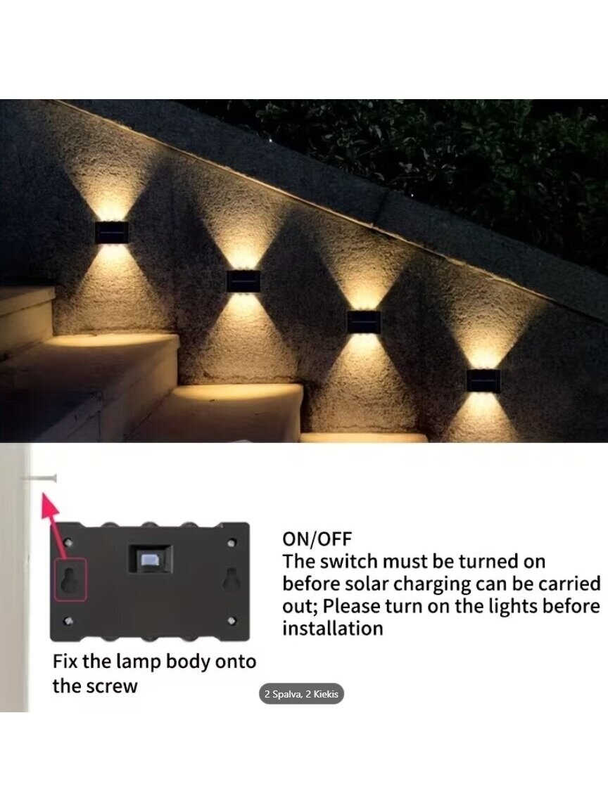 6 pcs solar-powered flame lights 6 6 pcs solar-powered flame lights 6