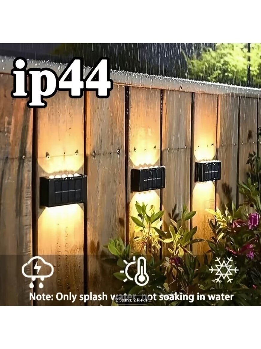 6 pcs solar-powered flame lights 6 pcs solar-powered flame lights