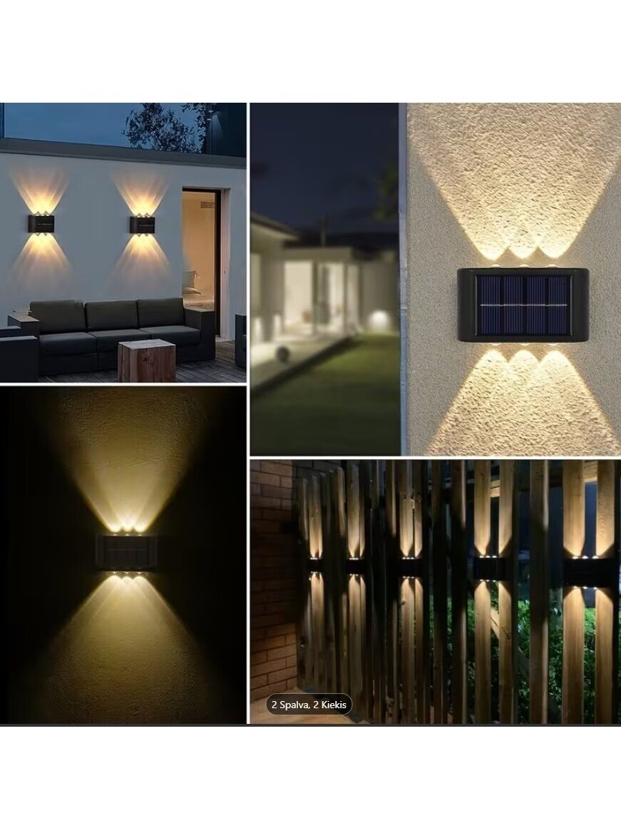 6 pcs solar-powered flame lights 2