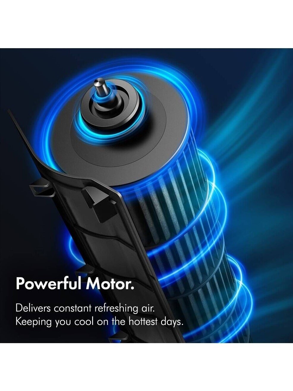 89 cm Tower Fan – Black 6