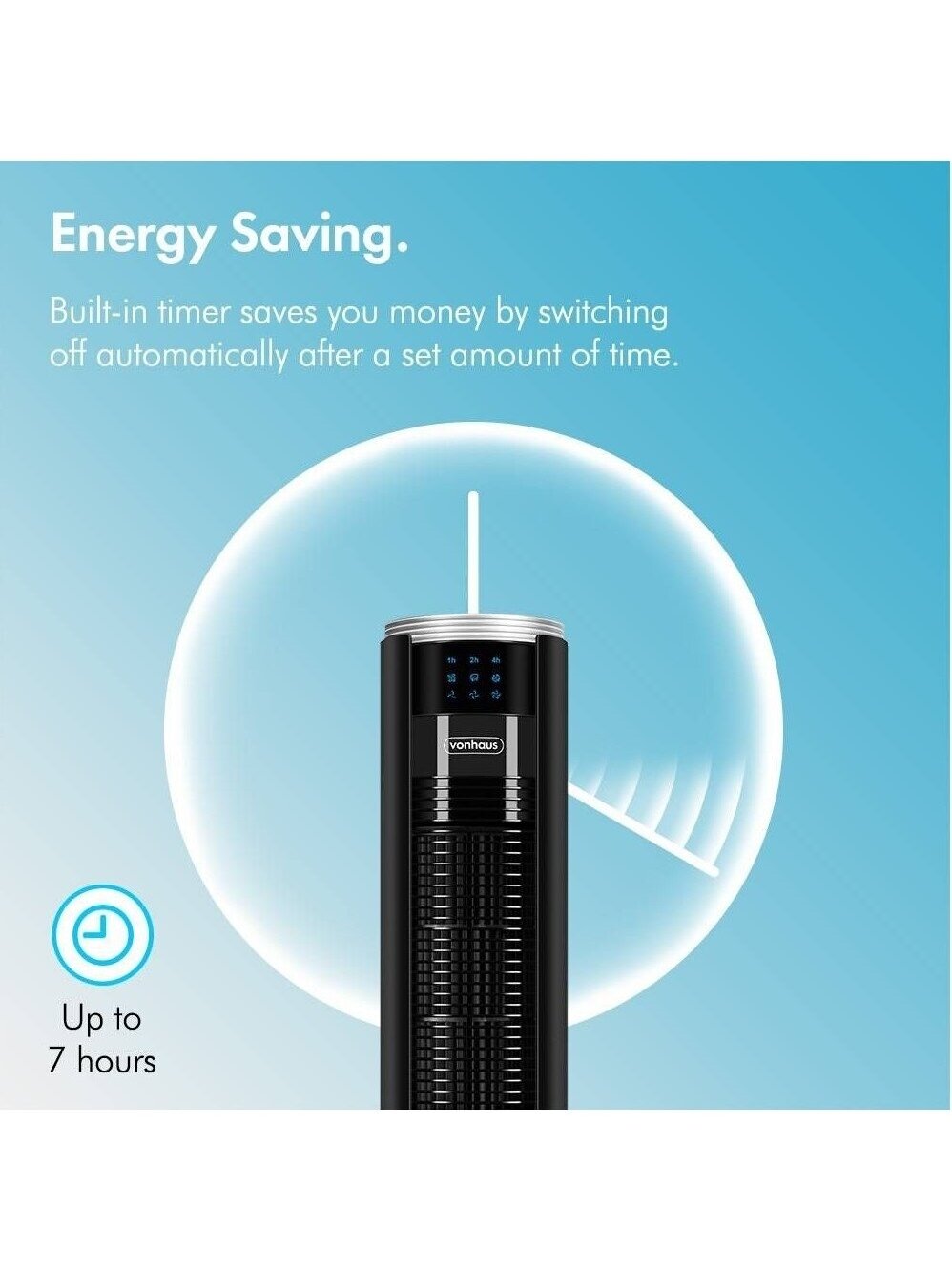 89 cm Tower Fan – Black 2
