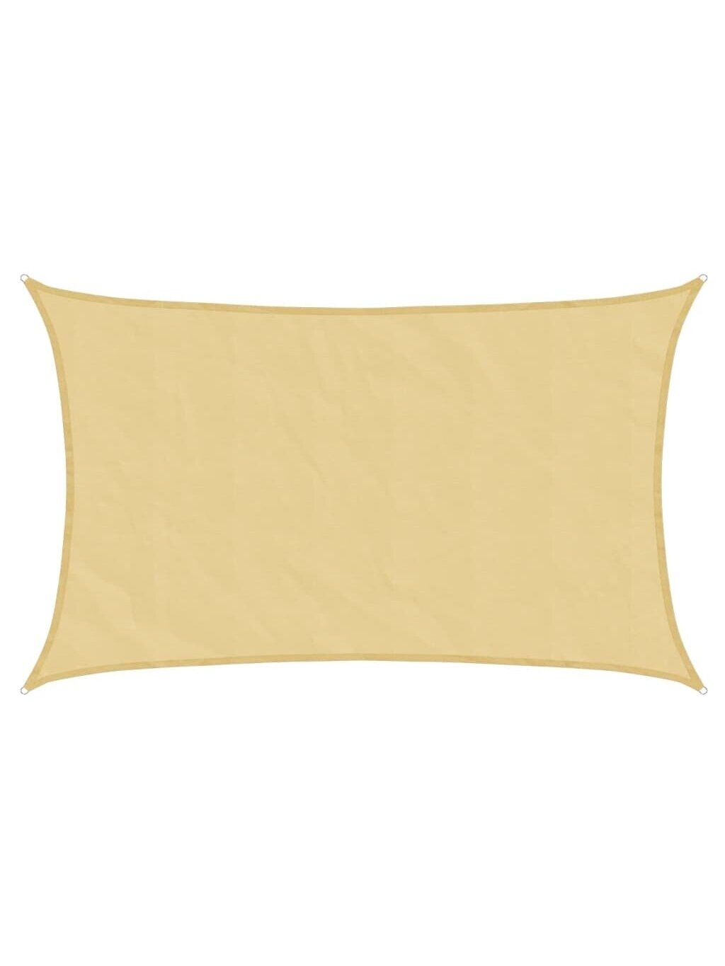 Sun shade sail, protection from sun and sand, 8×5 m, 100% Oxford polyester