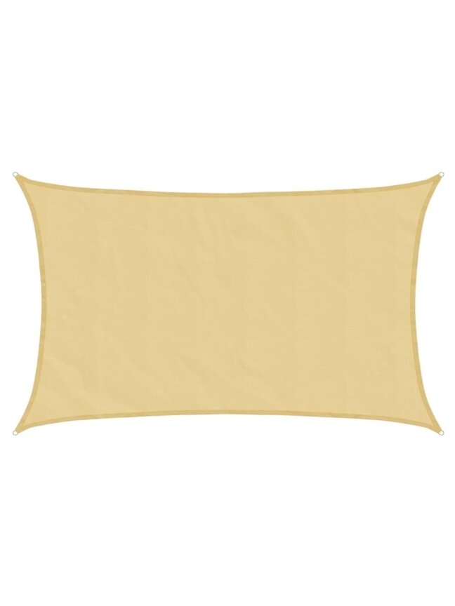 Sun shade sail, protection from sun and sand, 8×5 m, 100% Oxford polyester