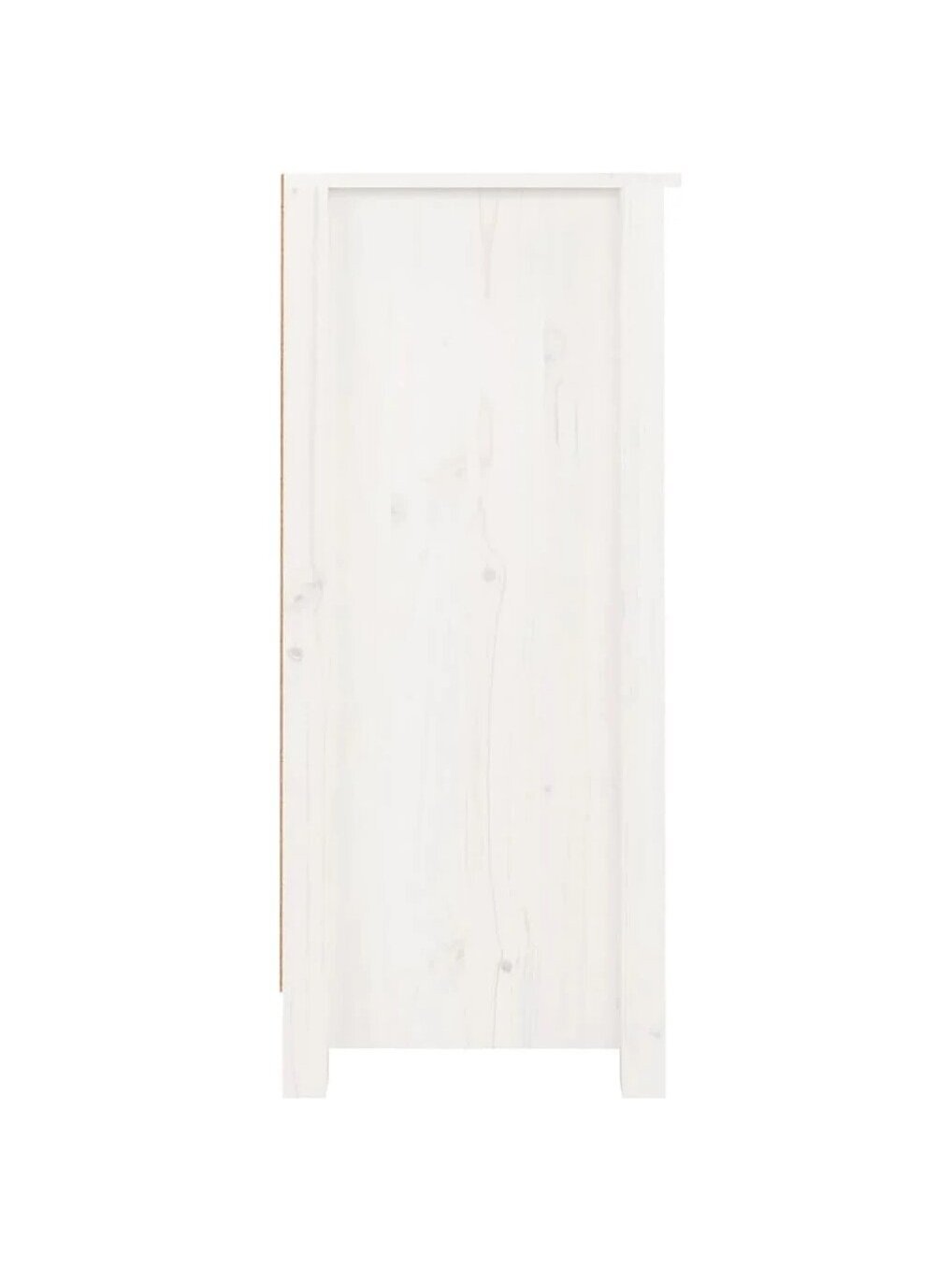 Bedside cabinets, 2 pcs, white, 40x35x80 cm, solid pine wood 4