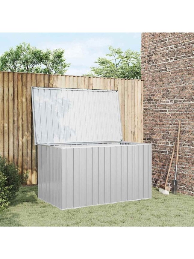 Garden storage box, grey color, 171×99×93 cm