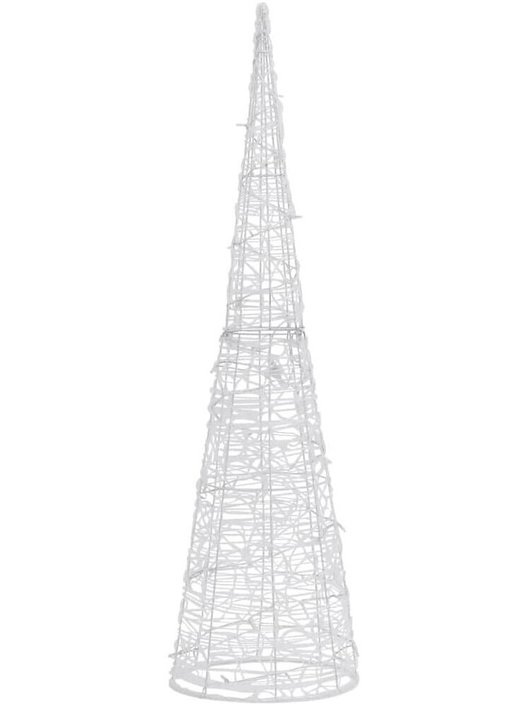Acrylic LED Pyramid Decoration, Cool White, 90 cm 1