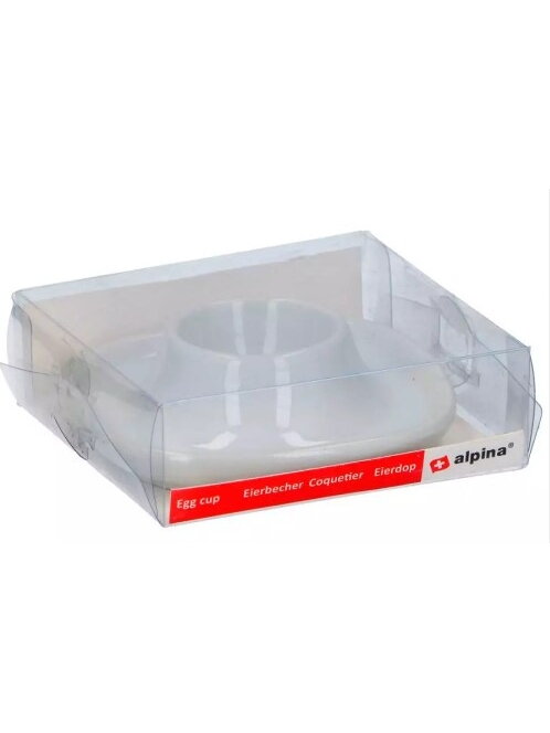 "Alpina" Egg Holder, White Ceramic 1