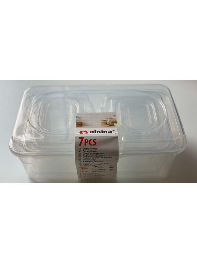 "Alpina" 7-Piece Food Storage Container Set 1