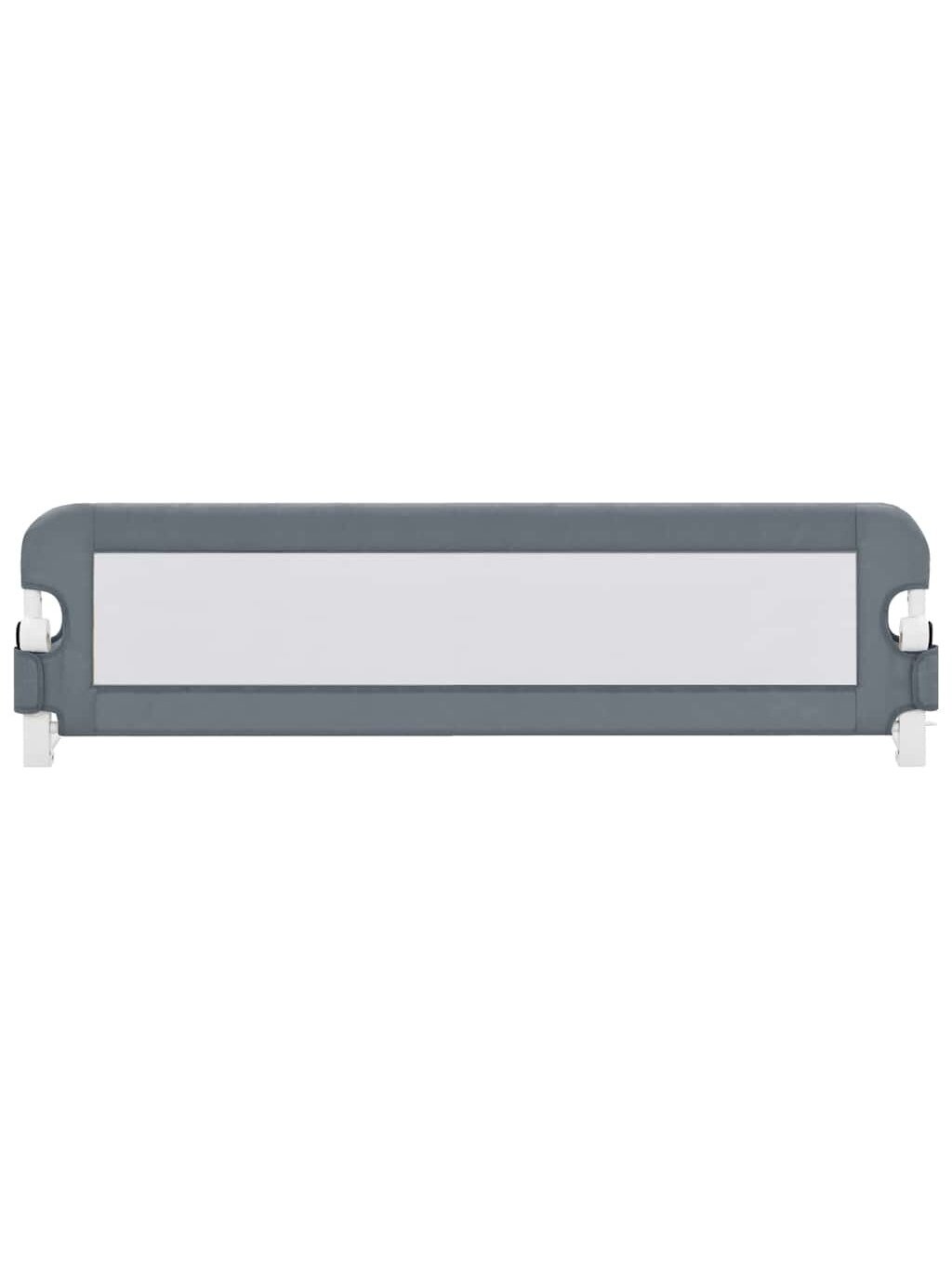Bed Safety Rail for Kids, Grey, 150x42cm, Polyester 2