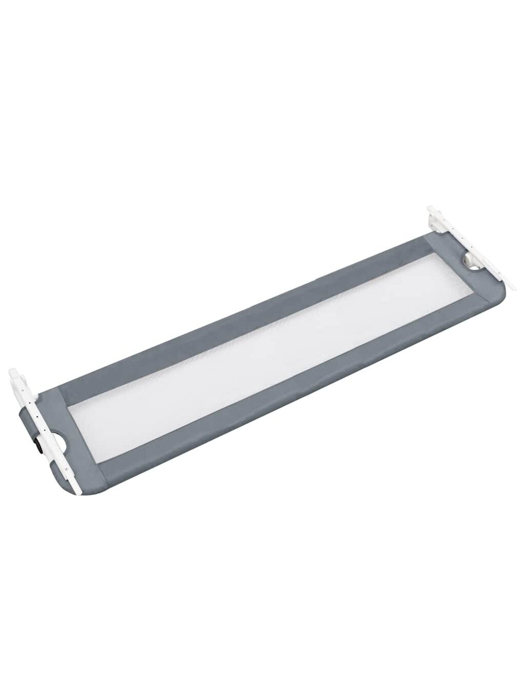 Bed Safety Rail for Kids, Grey, 150x42cm, Polyester 3