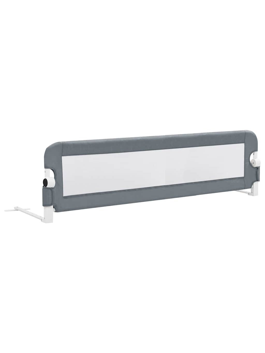 Bed Safety Rail for Kids, Grey, 150x42cm, Polyester 1