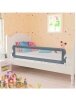 Bed Safety Rail for Kids, Grey, 150x42cm, Polyester