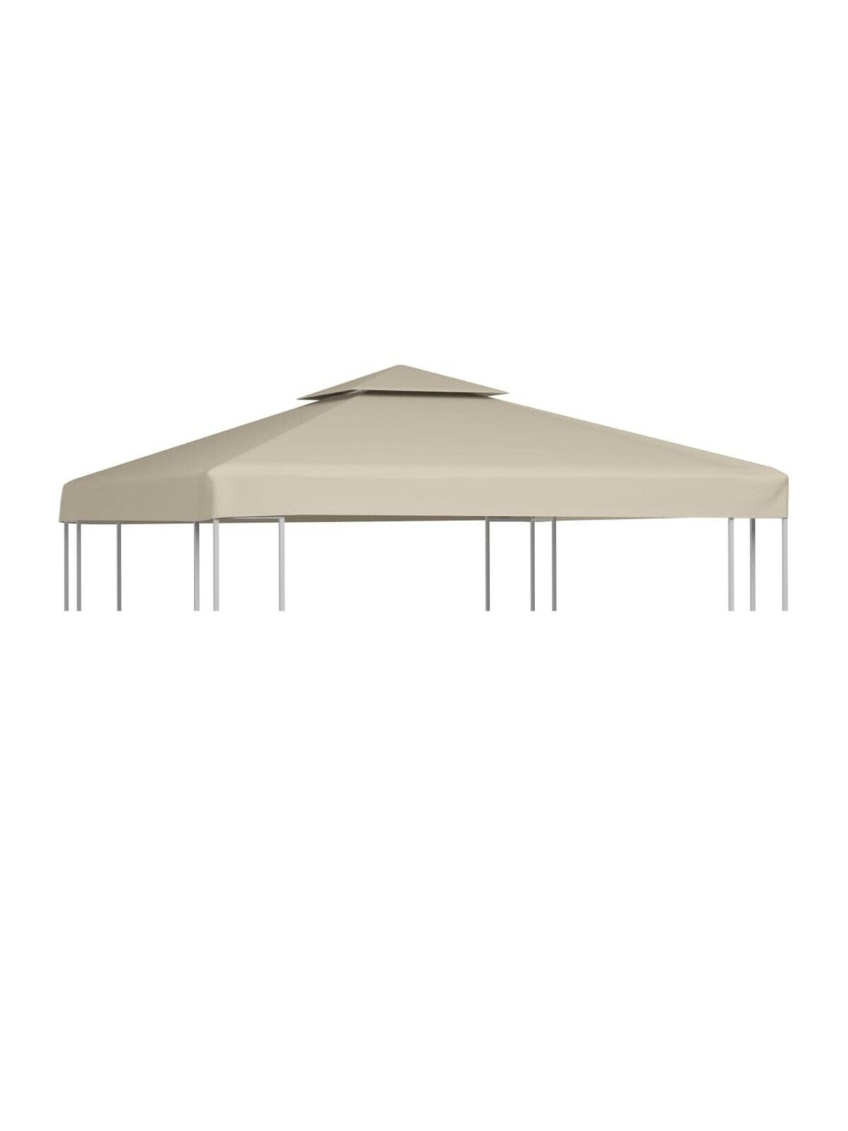 Varikatuse varukate, 310 g/m², liivakarva, 3 × 3 m