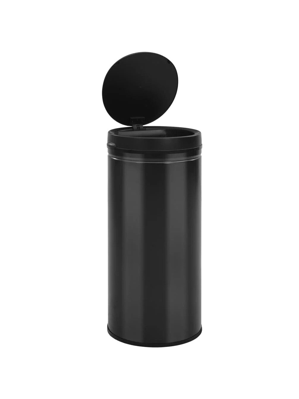 Automatinė šiukšliadėžė su jutikliu, juoda, plienas, 80l 2
