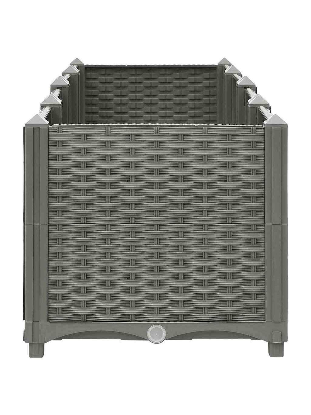 High baby crib, 160×40×38 cm, polypropylene 4