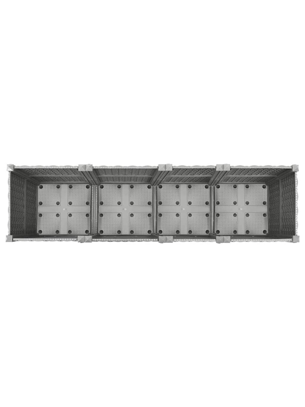 High baby crib, 160×40×38 cm, polypropylene 5
