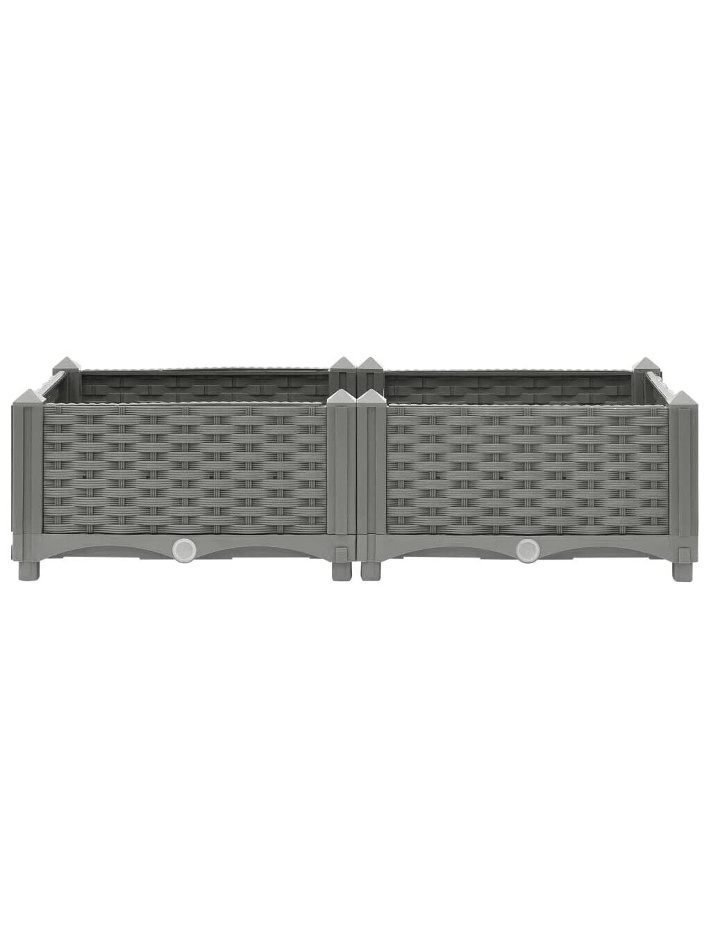 High planter box, 80 × 40 × 23 cm, polypropylene 3