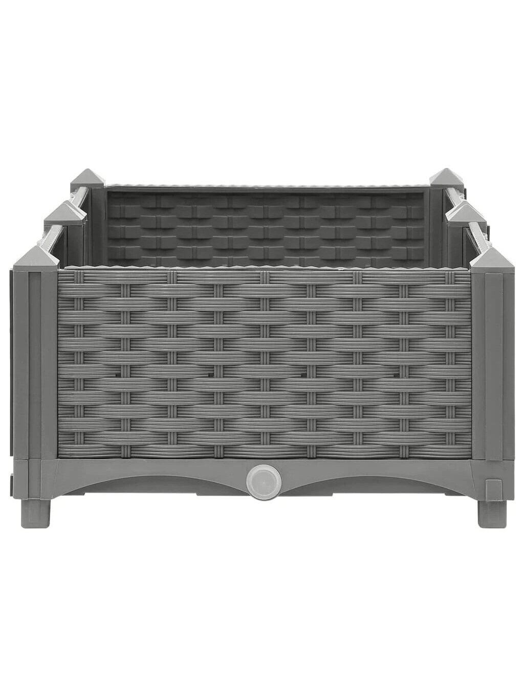 High planter box, 80 × 40 × 23 cm, polypropylene 4