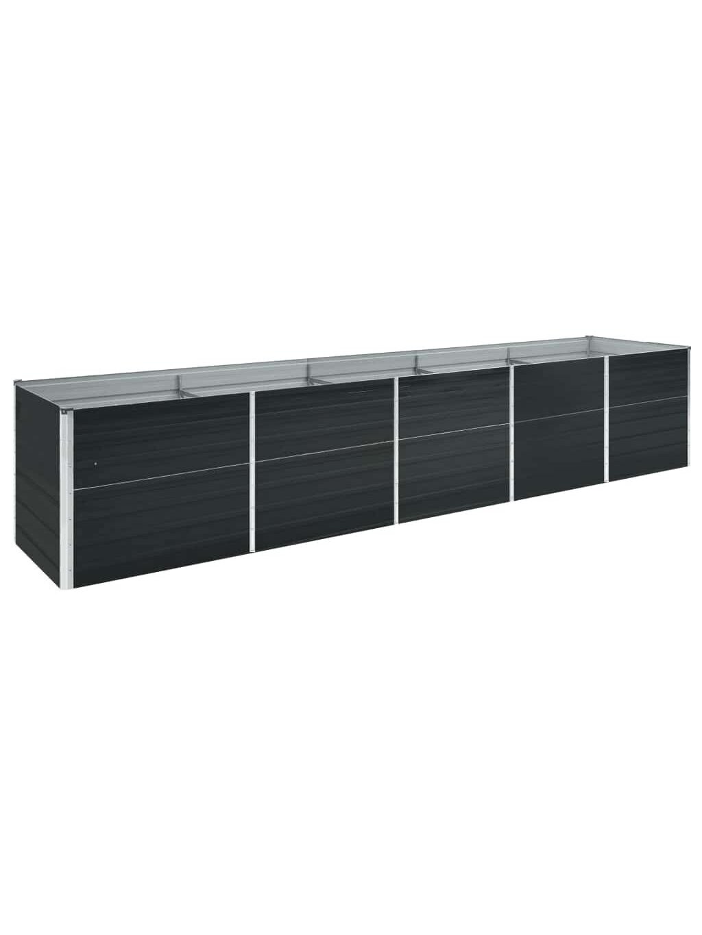 Tall garden bed, anthracite, 400x80x77 cm, steel 2 Tall garden bed, anthracite, 400x80x77 cm, steel 2