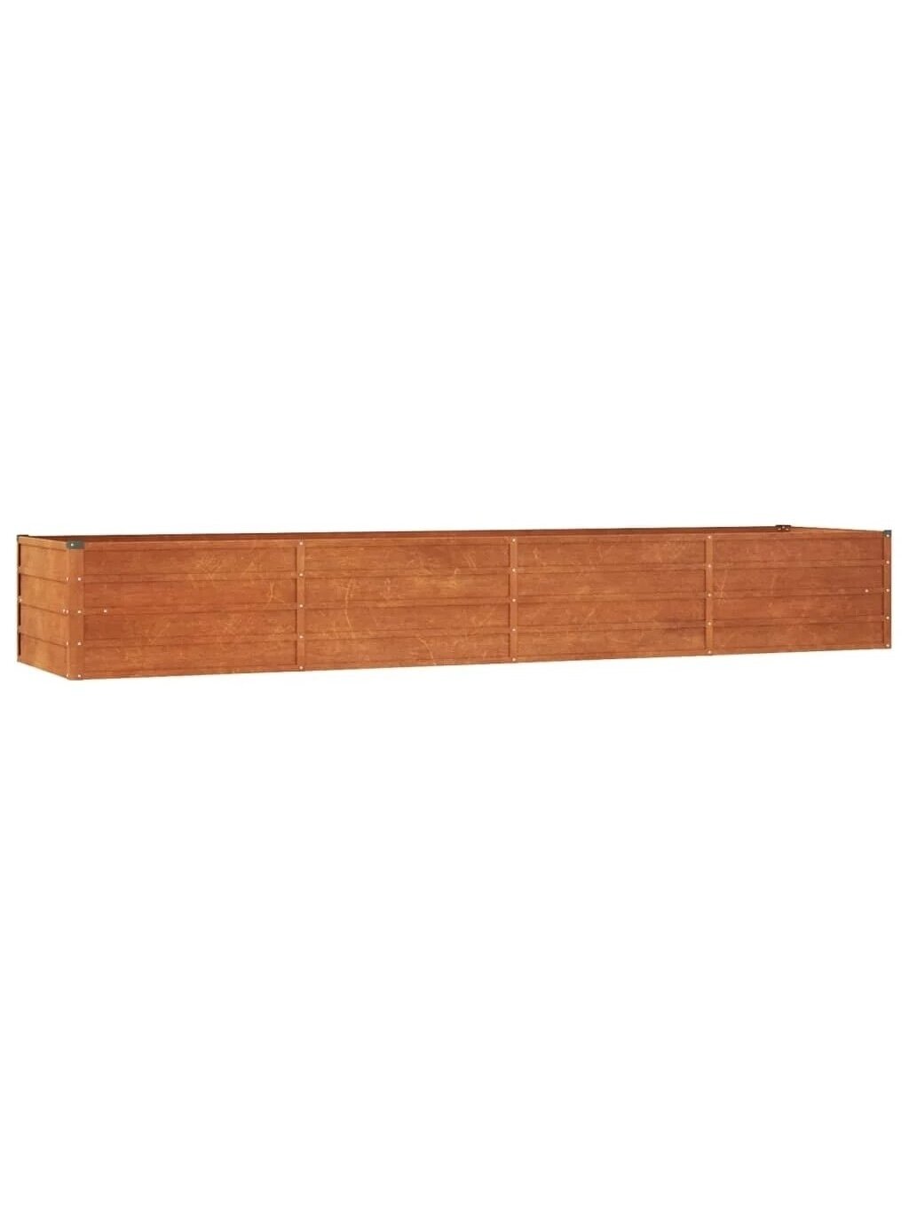 Tall garden bed, rust-colored, 320x80x45 cm, Corten steel 1 Tall garden bed, rust-colored, 320x80x45 cm, Corten steel 1