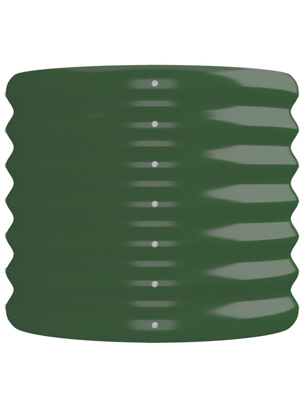 Kõrge aiapeenar, roheline, 224 × 40 × 36 cm, teras 3
