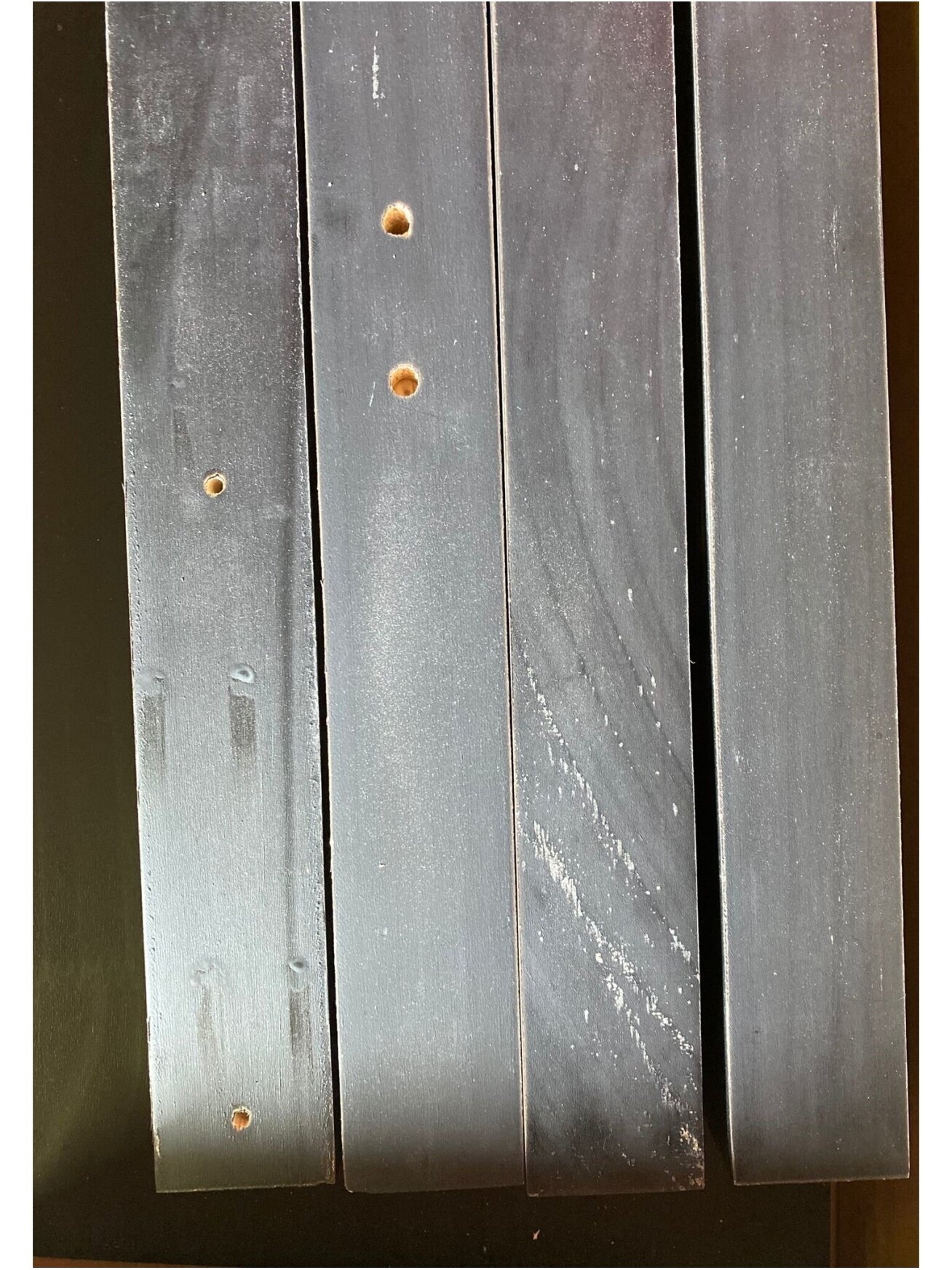 Tall garden bed, black, 101 × 30 × 69 cm, solid pine 8