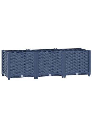 Aukštas lovelis, 120x40x38cm, polipropilenas