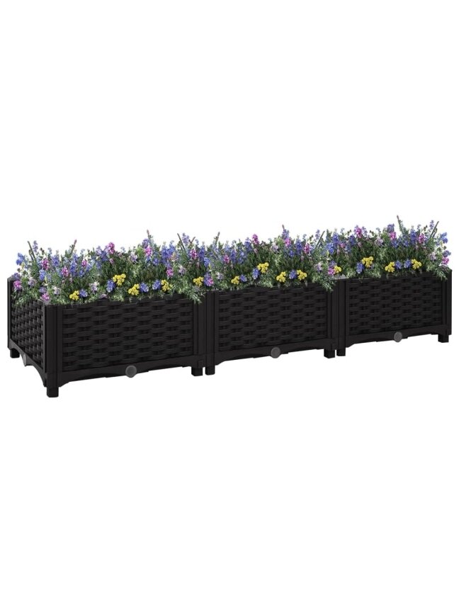 Aukštas lovelis, 120x40x23cm, polipropilenas