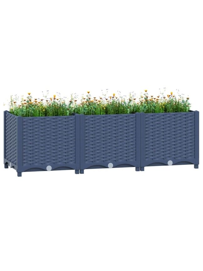 Aukštas lovelis, 120x40x38cm, polipropilenas