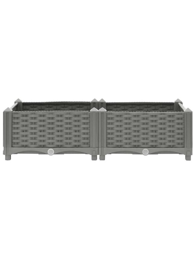 High planter box, 80 × 40 × 23 cm, polypropylene 3