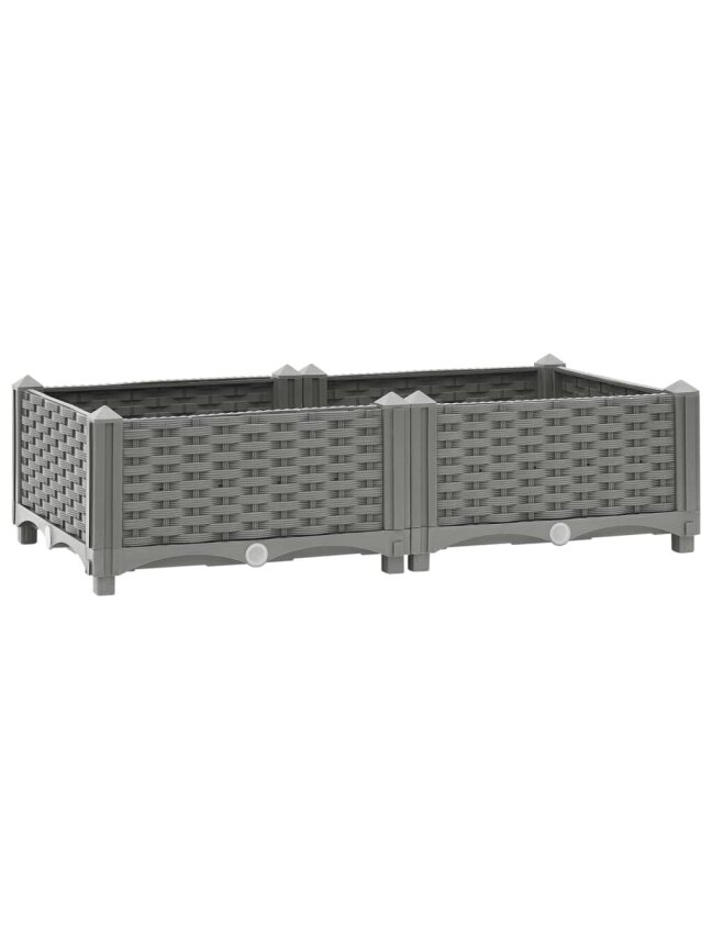 High planter box, 80 × 40 × 23 cm, polypropylene 2