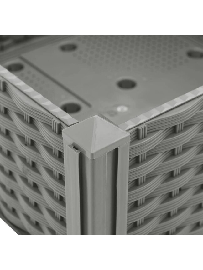 High planter box, 80 × 40 × 23 cm, polypropylene 6